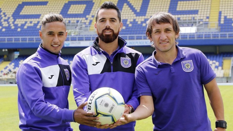 Álex Díaz, Daúd Gazale y Gabriel Vargas, nuevos refuerzos del Club Social Deportes Concepción.