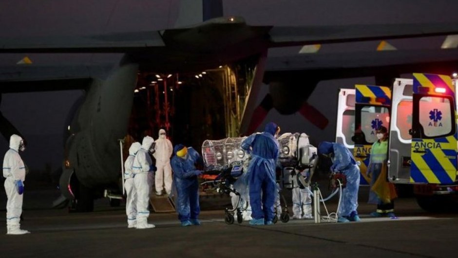 El traslado se hizo de forma exitosa y estuvo a cargo del Grupo 10 de la Fuerza Aérea.