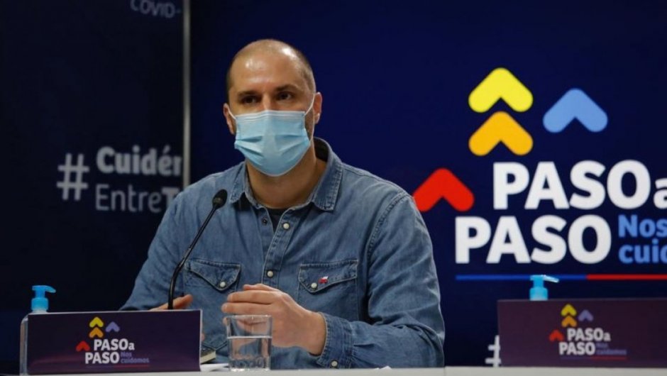 Vocero de Gobierno, Jaime Bellolio. (Foto: @ministeriosalud).