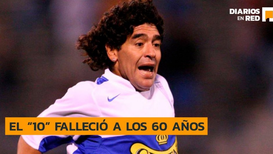 Diego Armando Maradona jugando por la Universidad Católica un partido amistoso.