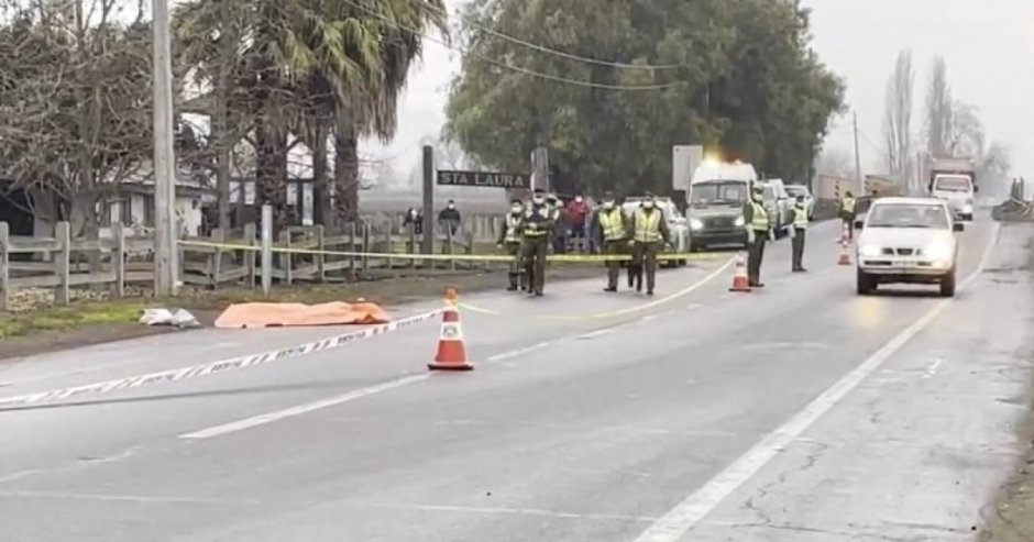 La mujer habría sido atropellada cuando cruzaba la ruta.  (Foto: VNL Radio)